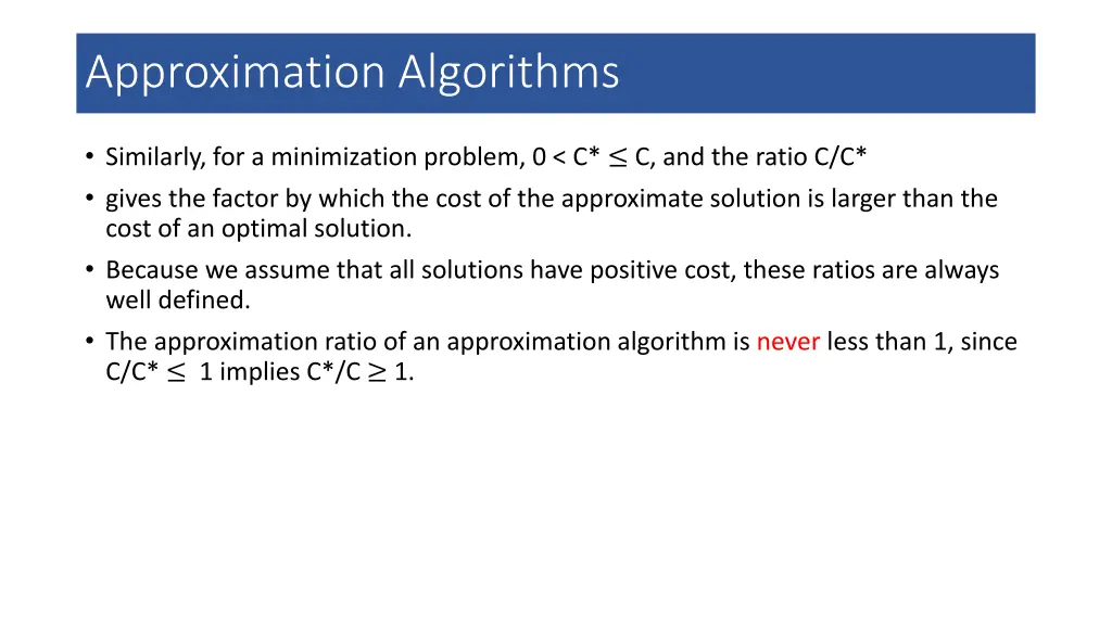 approximation algorithms 6