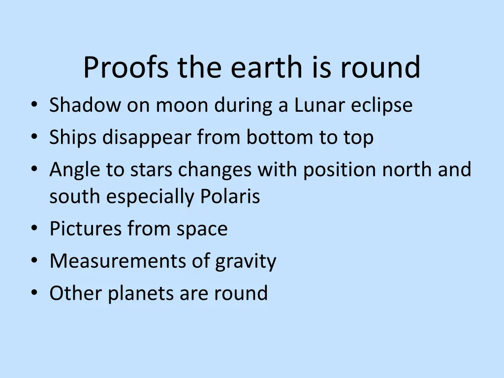 proofs the earth is round shadow on moon during