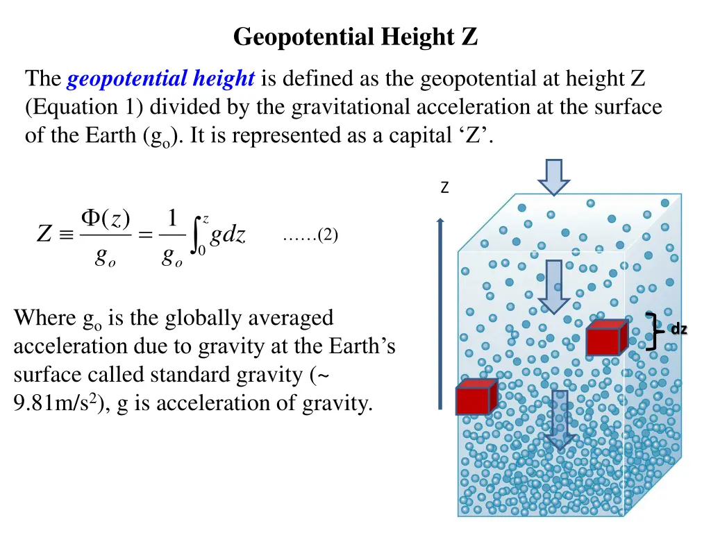 geopotential height z