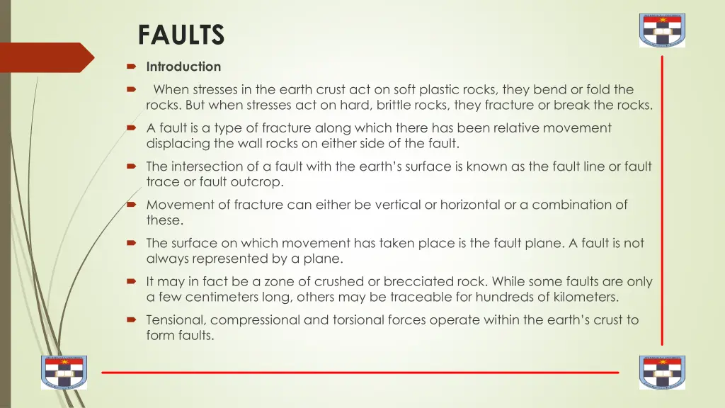 faults 1