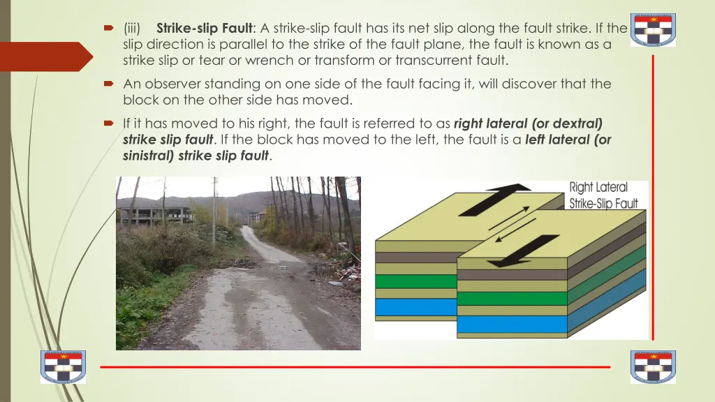 iii strike slip fault a strike slip fault