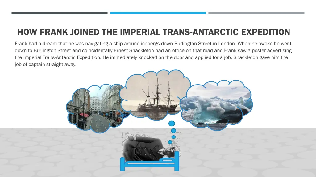 how frank joined the imperial trans antarctic