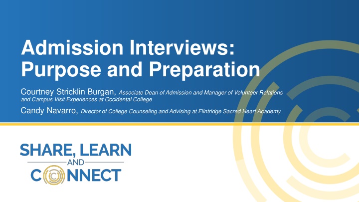 admission interviews purpose and preparation