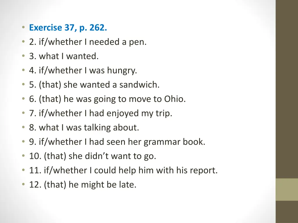 exercise 37 p 262 2 if whether i needed