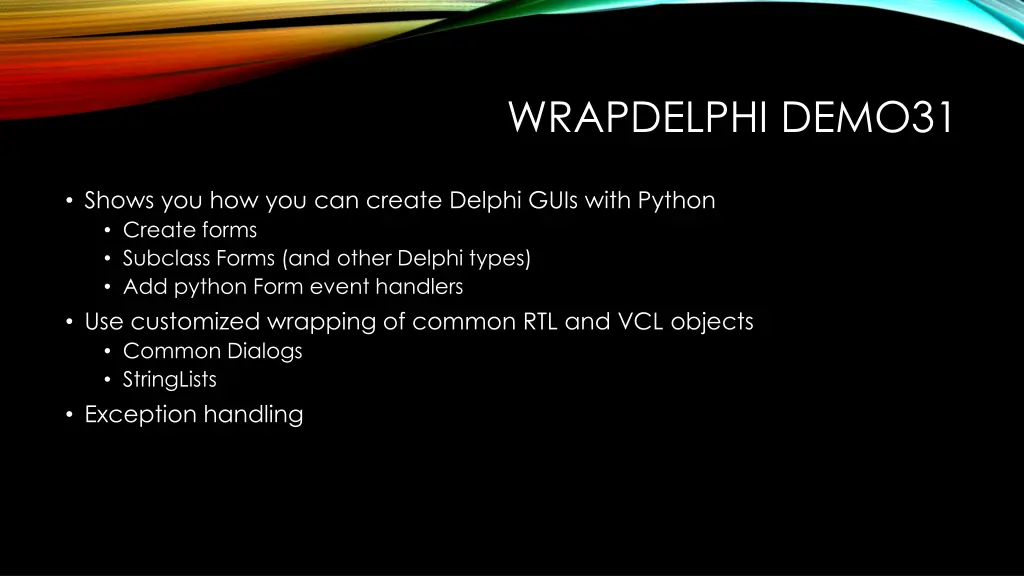 wrapdelphi demo31