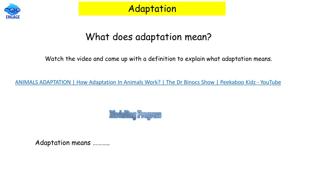 adaptation