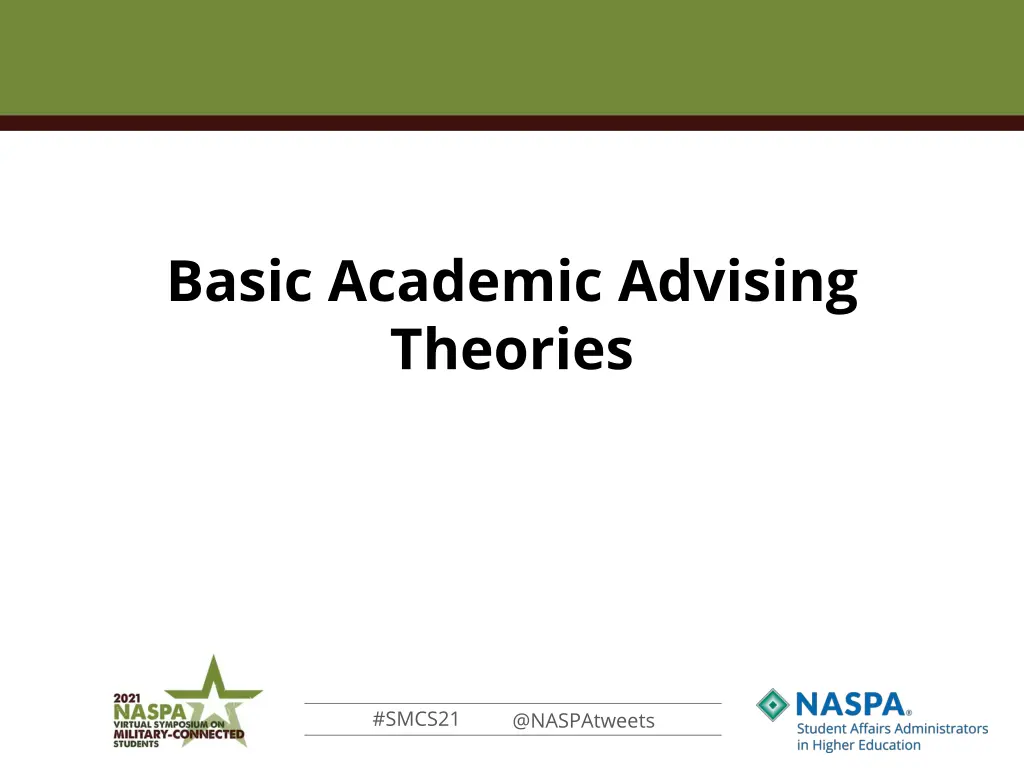 basic academic advising theories