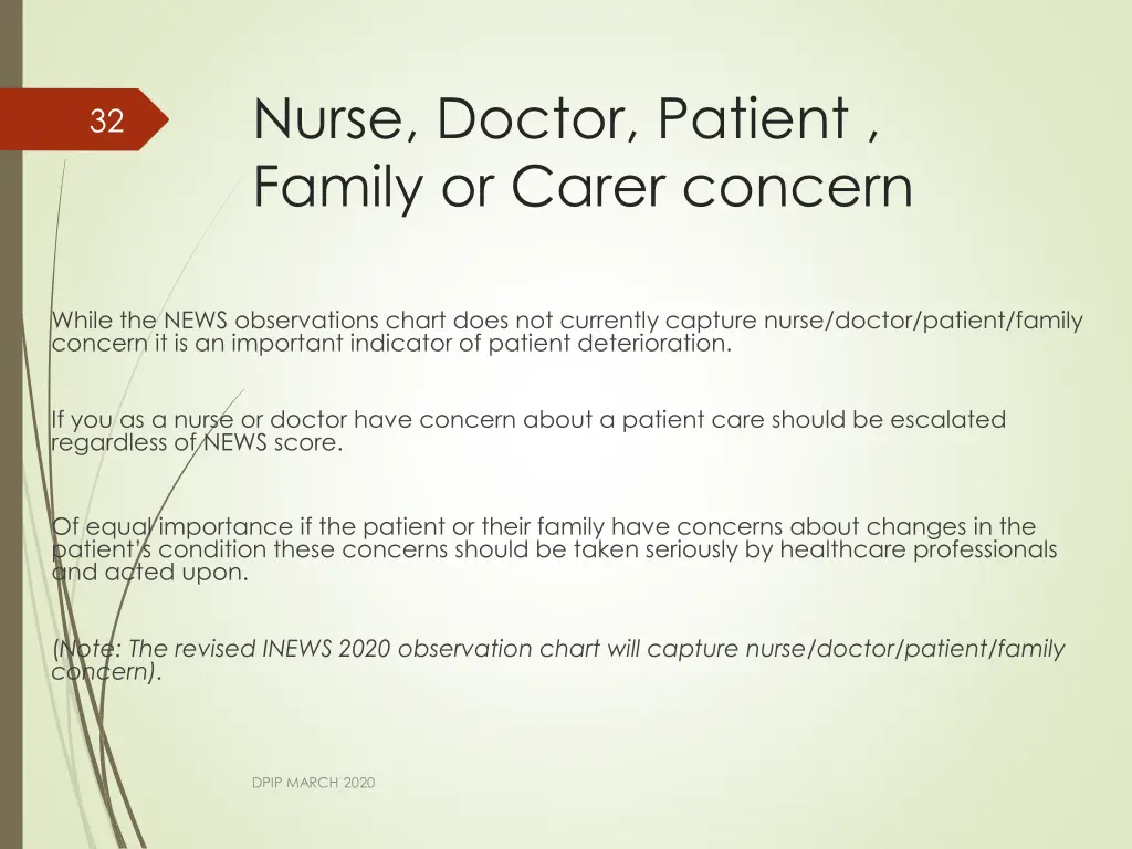 nurse doctor patient family or carer concern