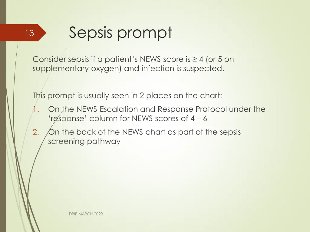 sepsis prompt