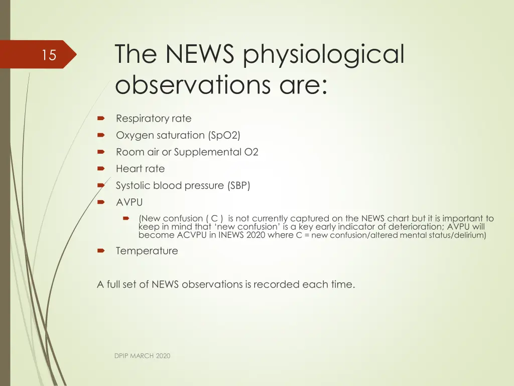 the news physiological observations are