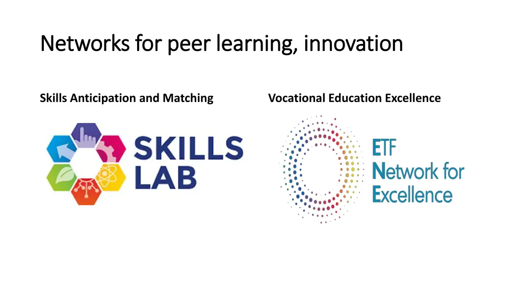 networks for peer learning innovation networks