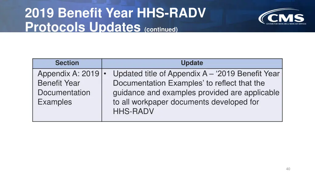 2019 benefit year hhs radv protocols updates 22