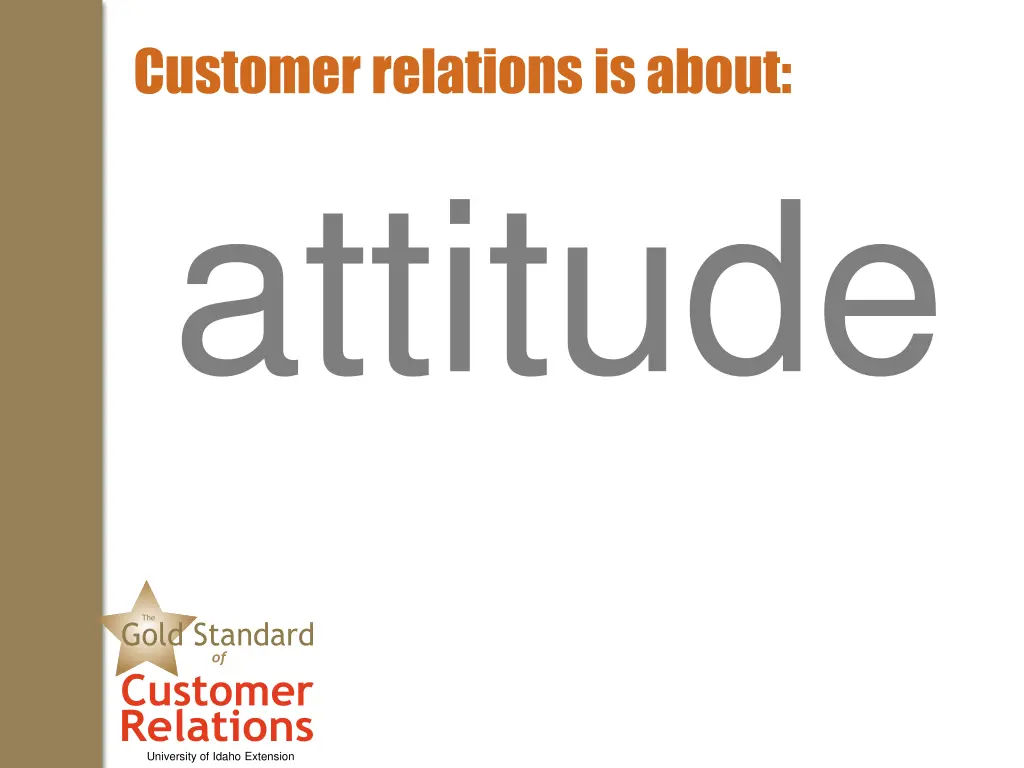 customer relations is about