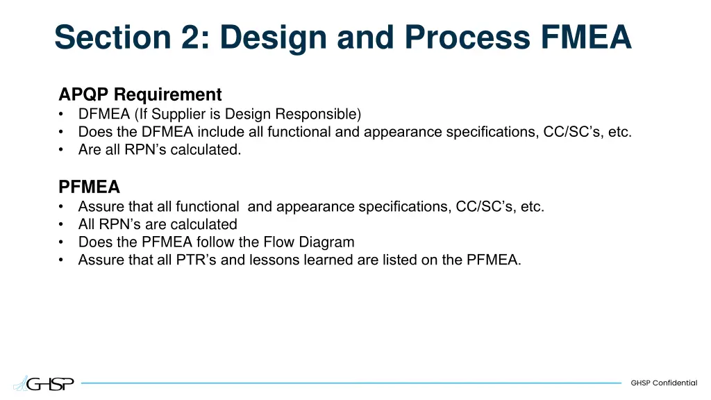 section 2 design and process fmea