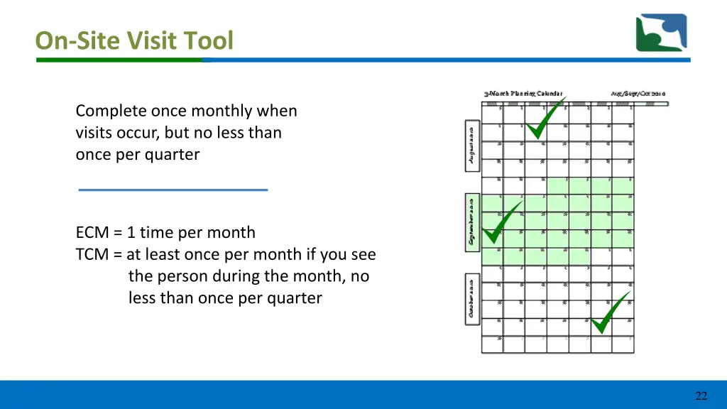 on site visit tool 1