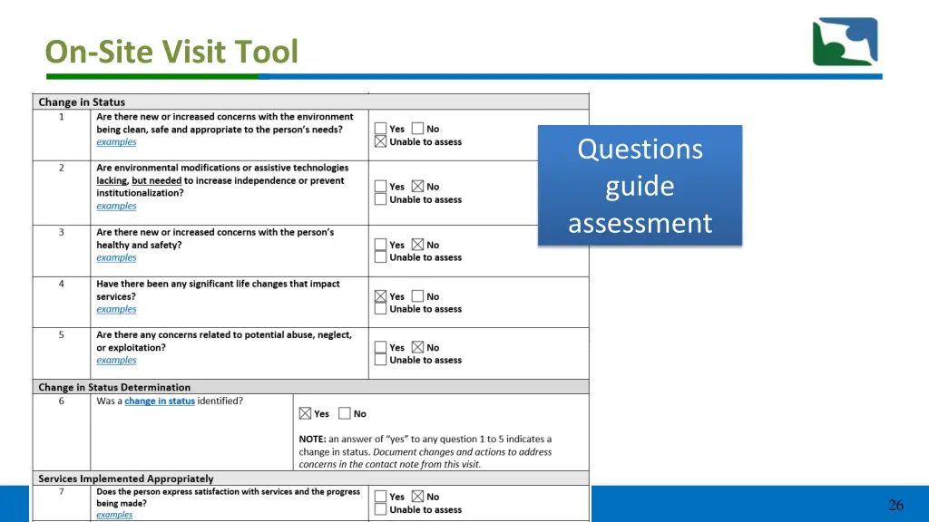 on site visit tool 5