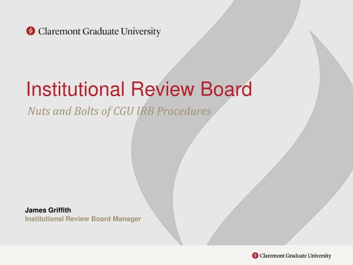 institutional review board nuts and bolts