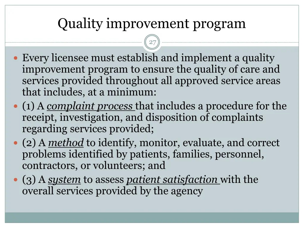 quality improvement program 1