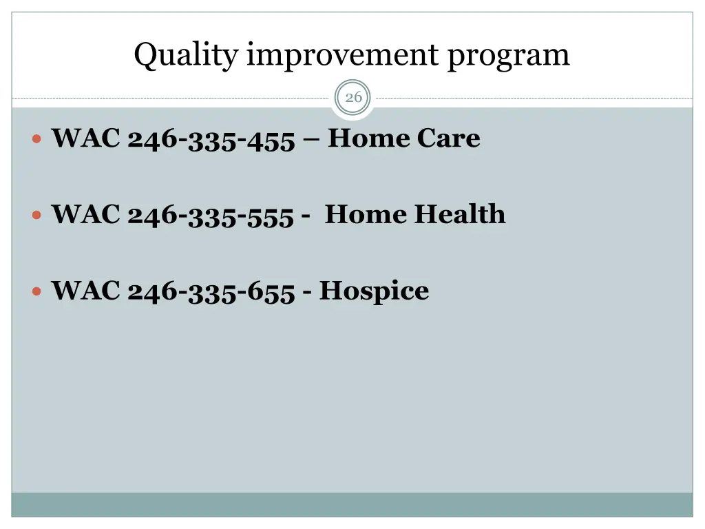 quality improvement program