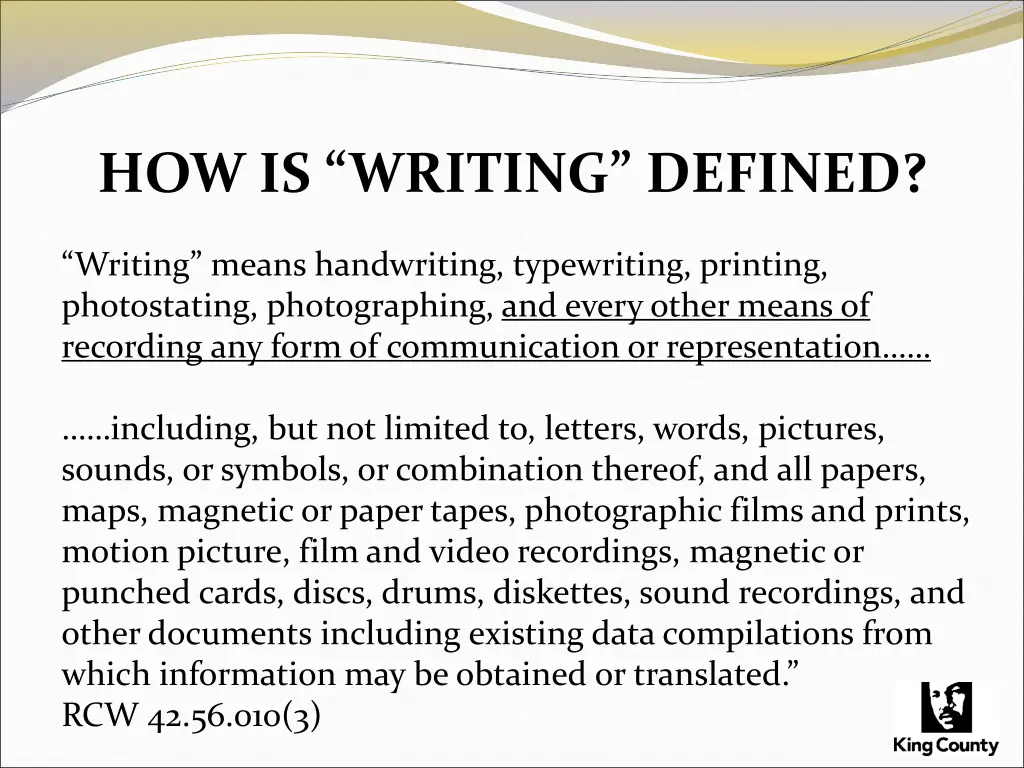 how is writing defined