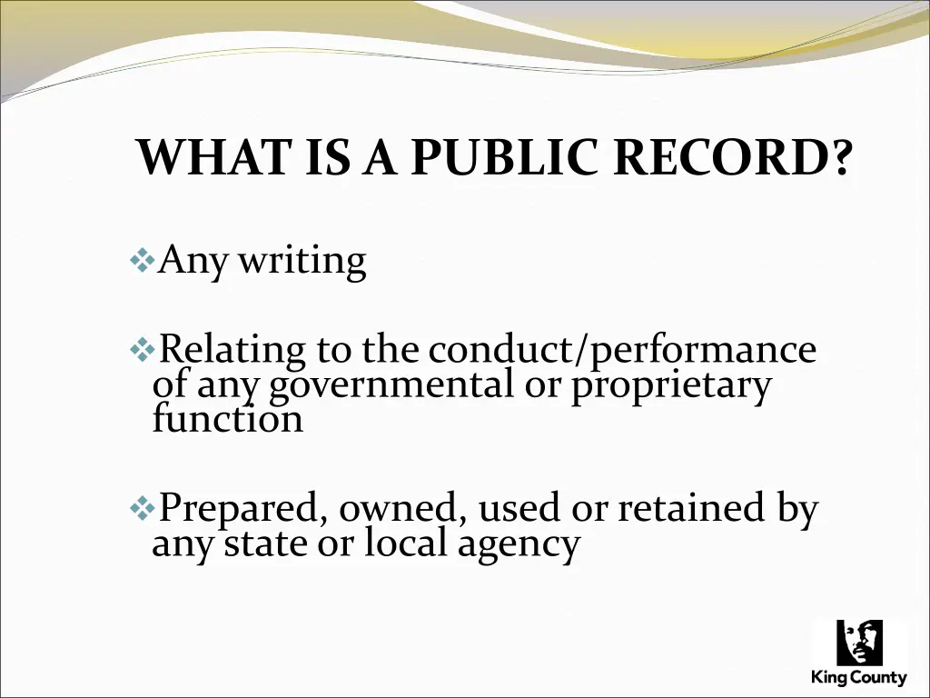 what is a public record