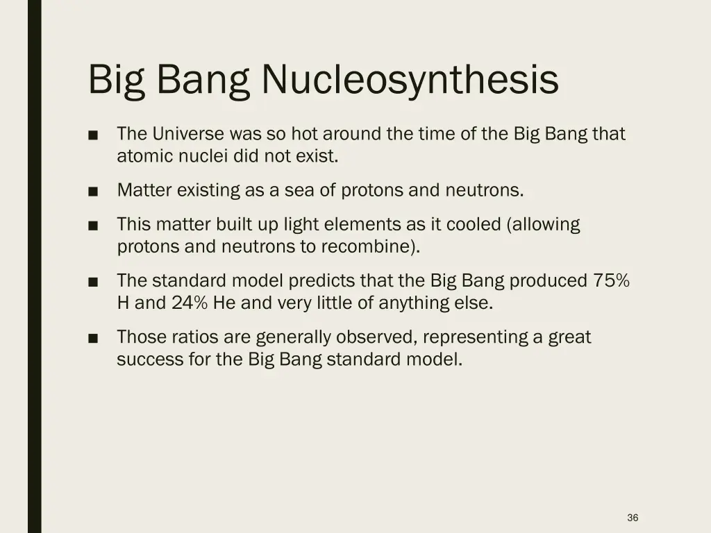 big bang nucleosynthesis