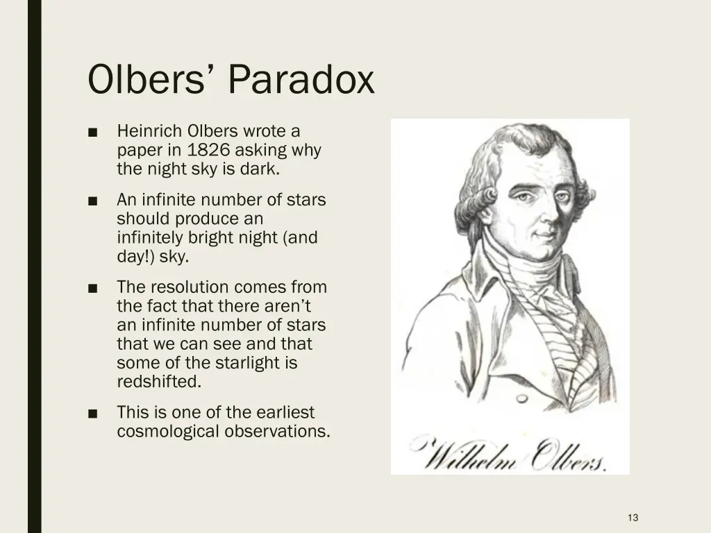 olbers paradox