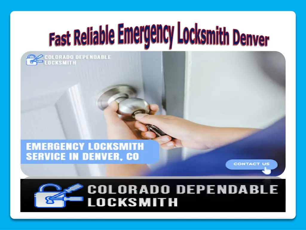 fast reliable emergency locksmith denver 2