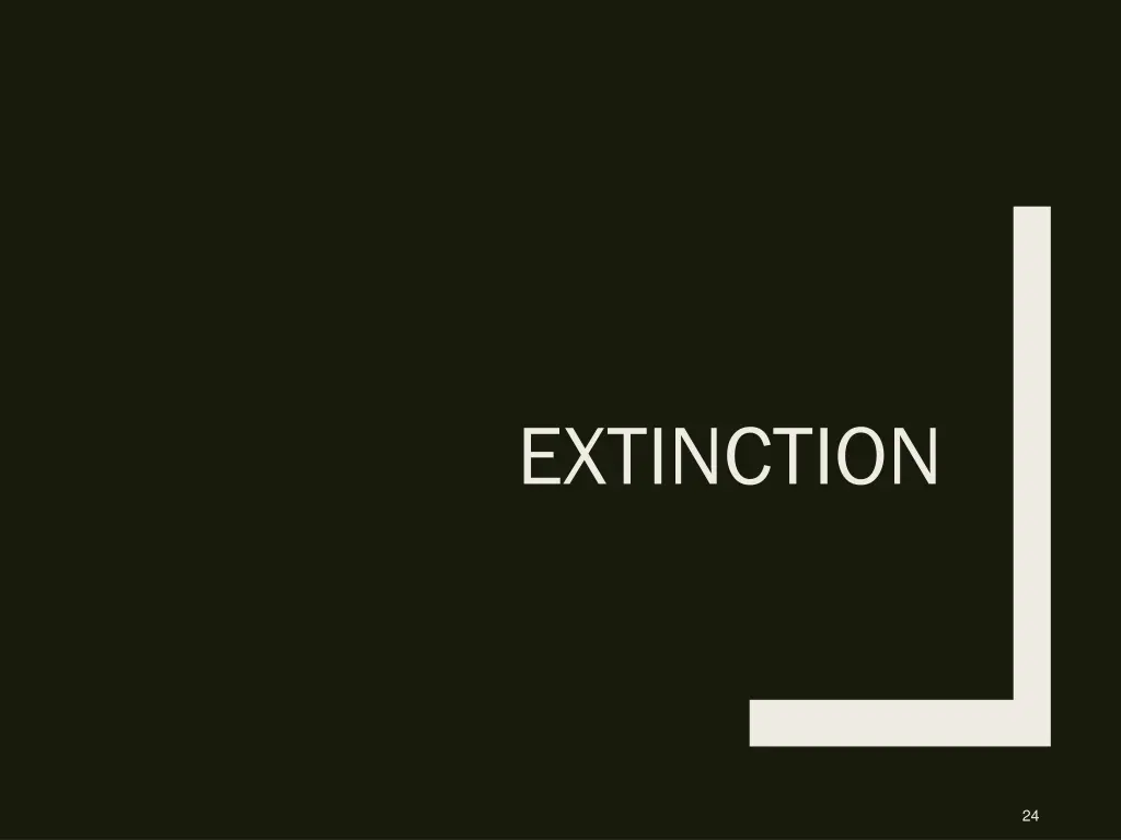 extinction