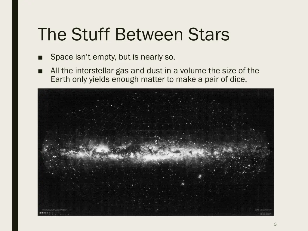 the stuff between stars