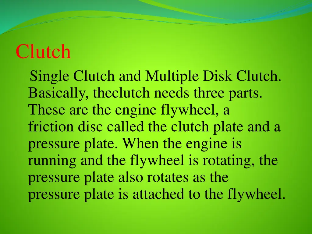 clutch single clutch and multiple disk clutch