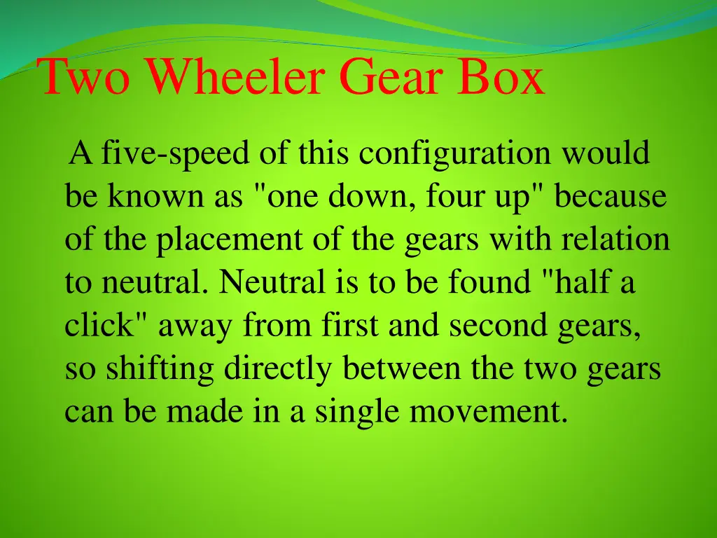 two wheeler gear box 1