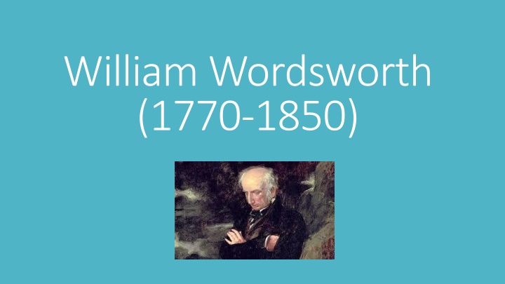 william wordsworth 1770 1850