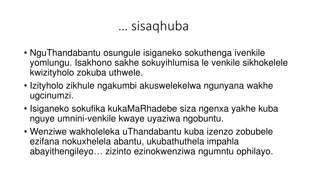 sisaqhuba 5