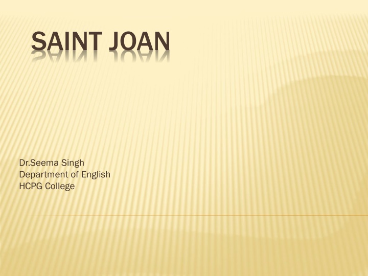 saint joan