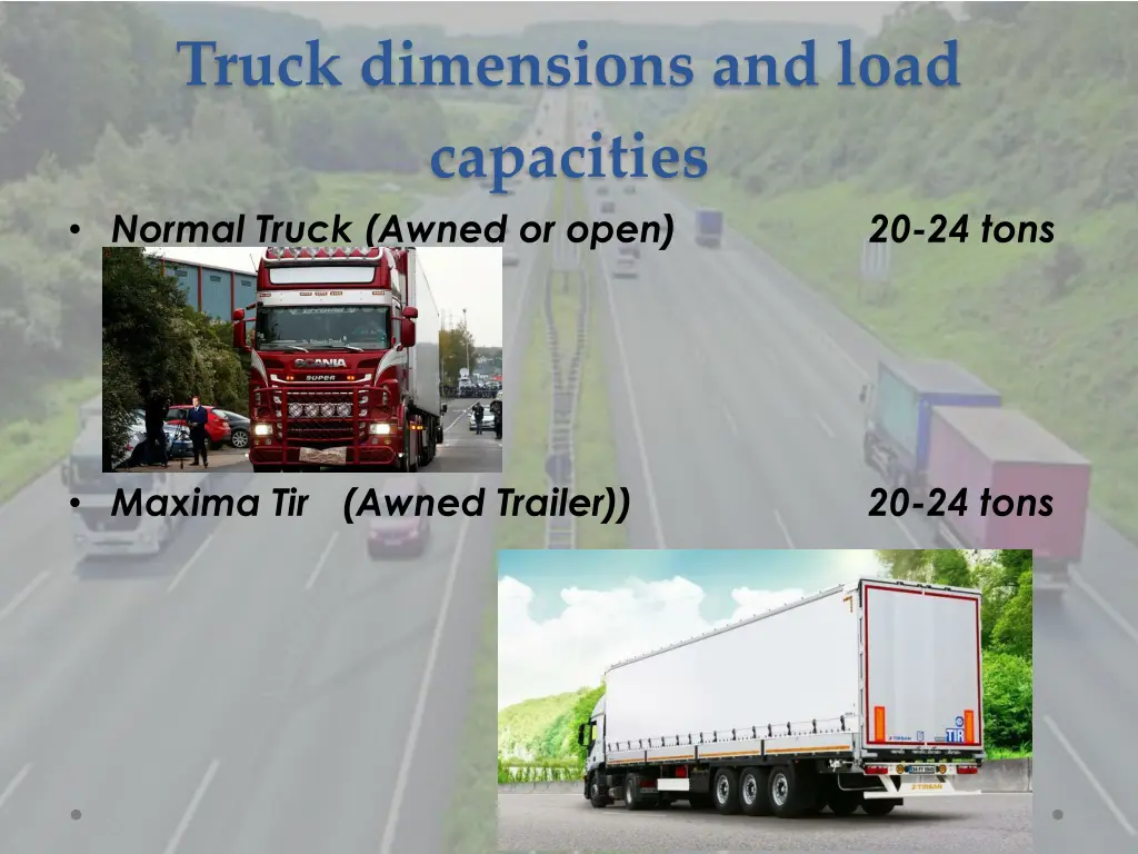 truck dimensions and load capacities normal truck