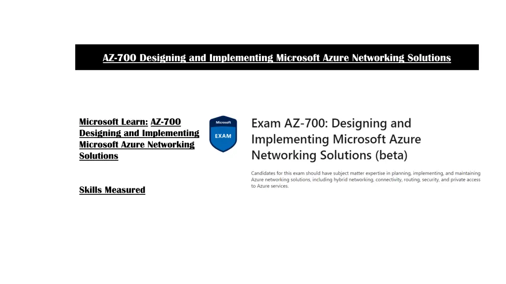 az 700 designing and implementing microsoft azure