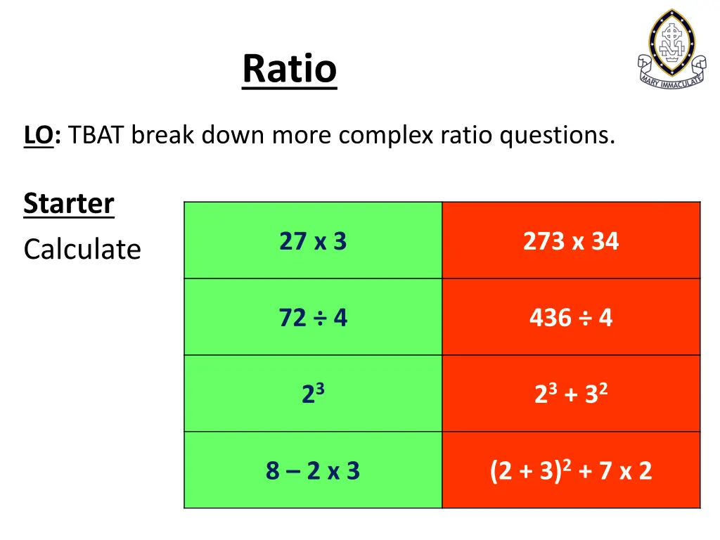 ratio 2