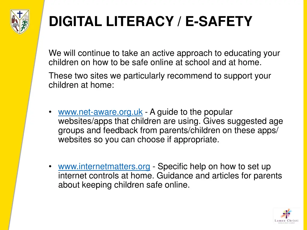 digital literacy e safety