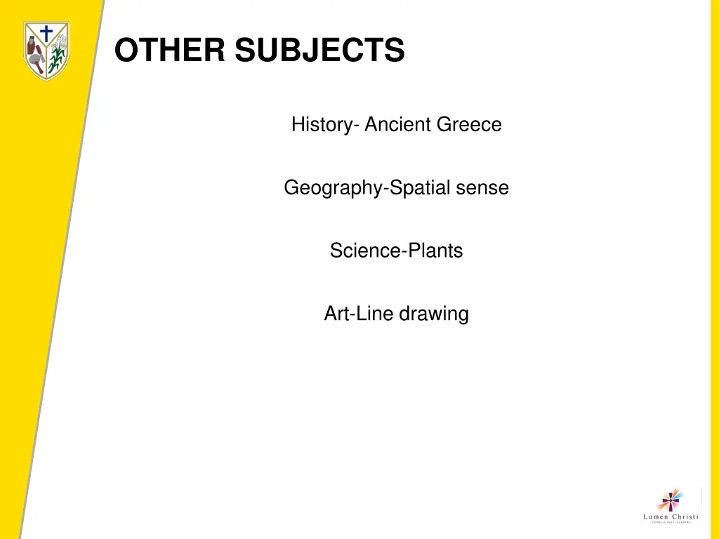 other subjects