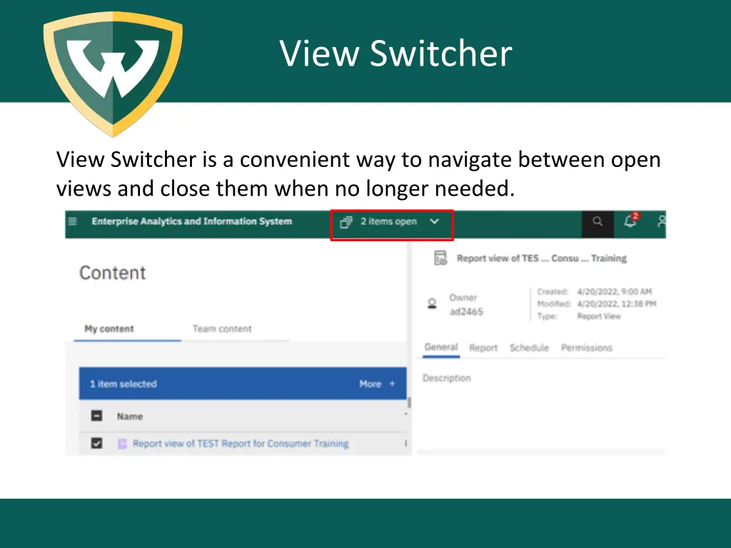 view switcher