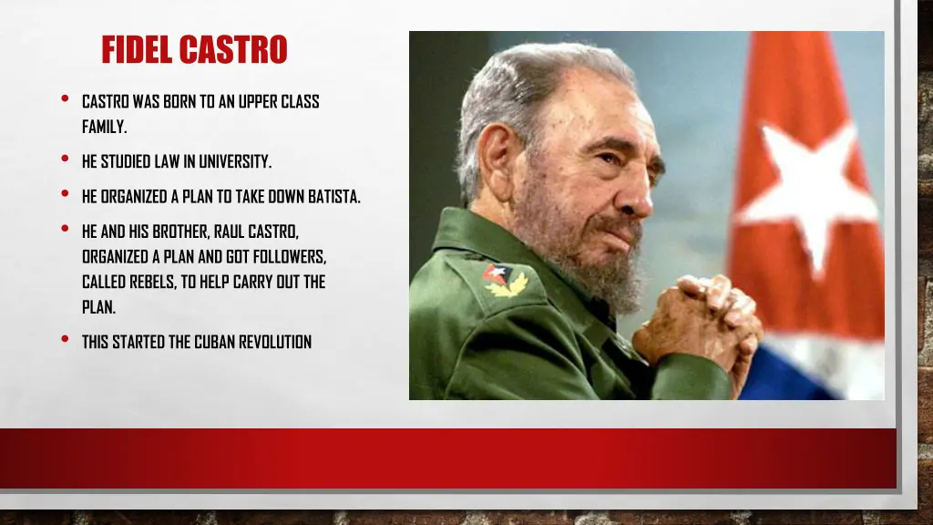 fidel castro castro was born to an upper class