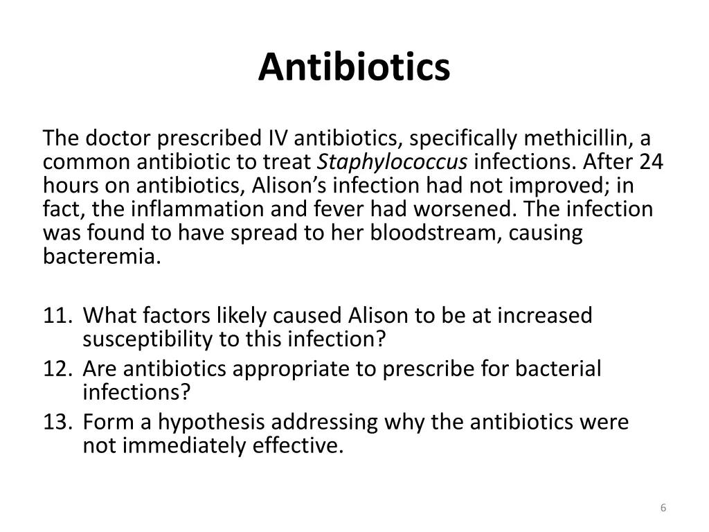 antibiotics