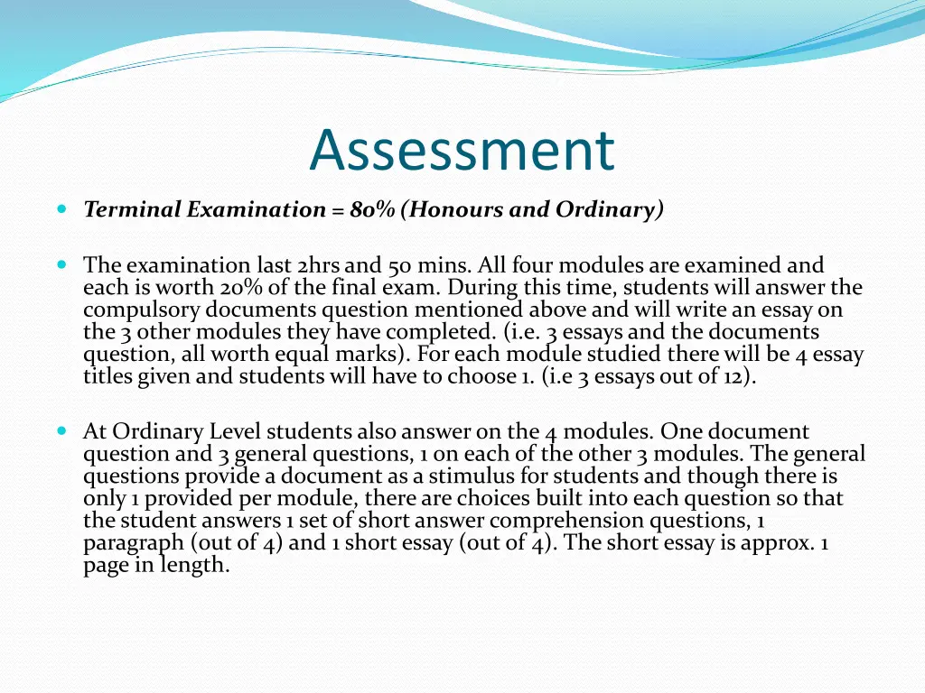 assessment