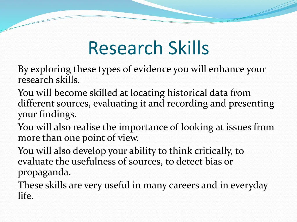 research skills 1