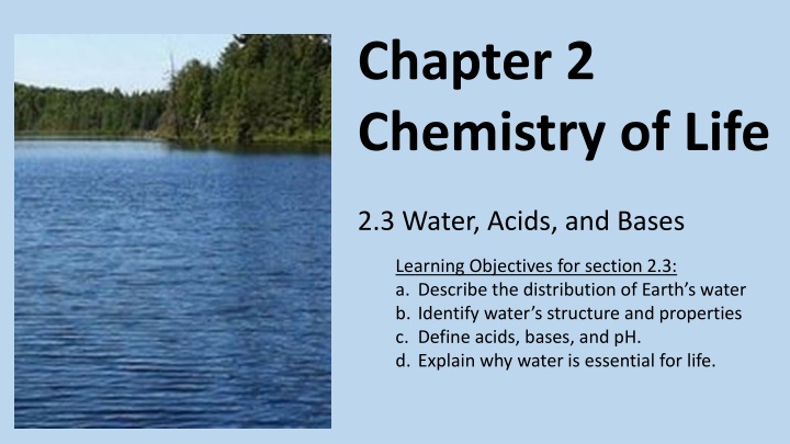 chapter 2 chemistry of life