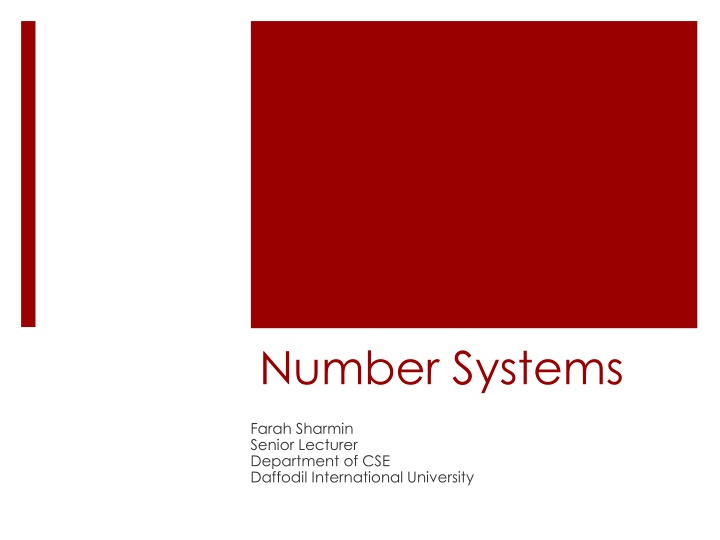 number systems