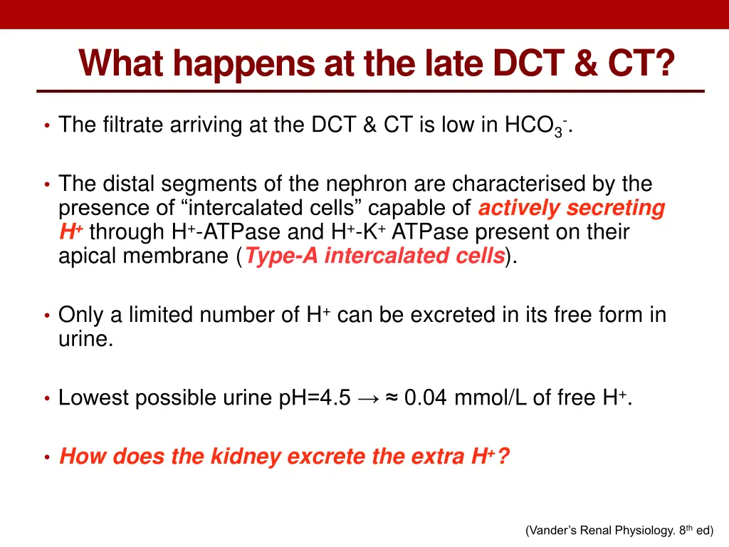 what happens at the late dct ct