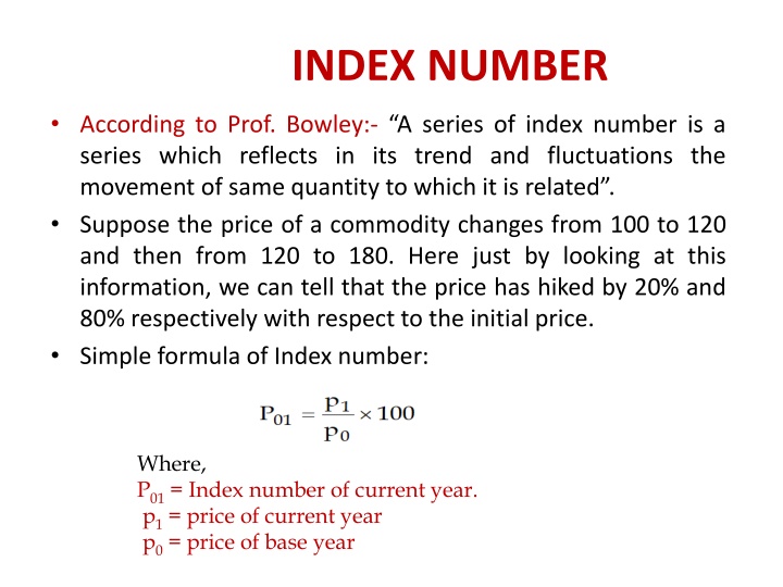 index number