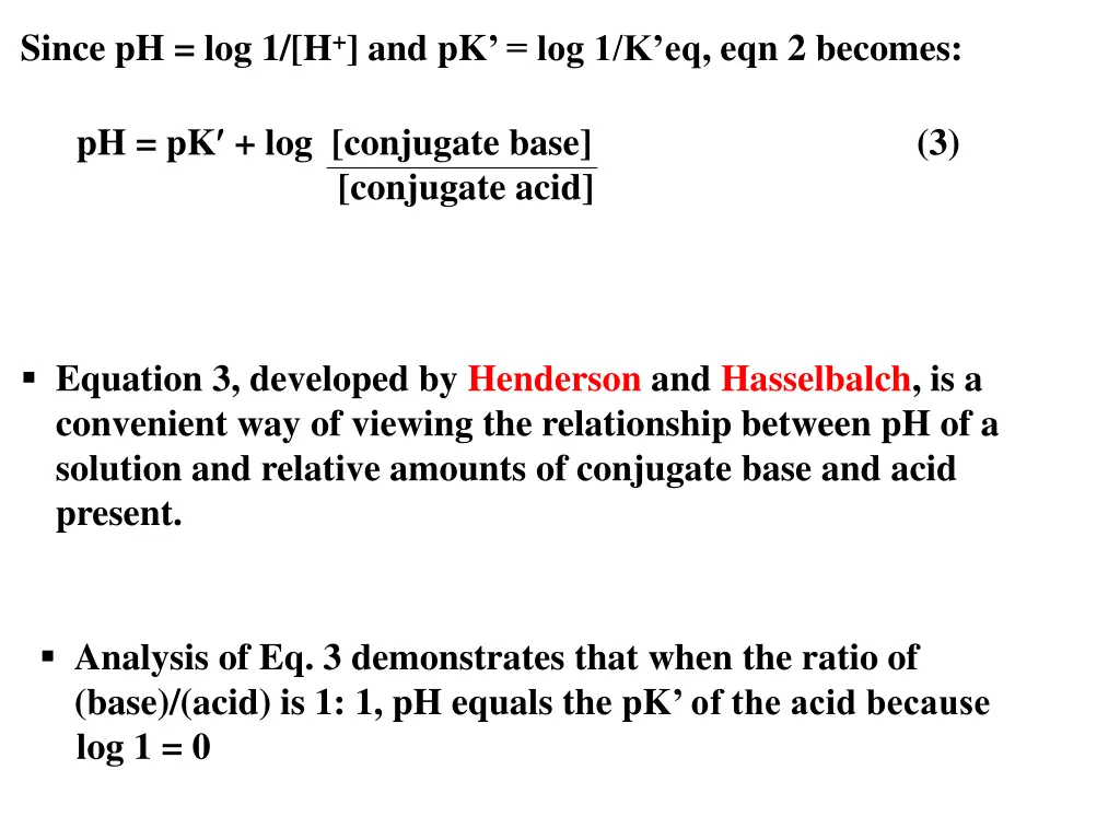 since ph log 1 h and pk log 1 k eq eqn 2 becomes